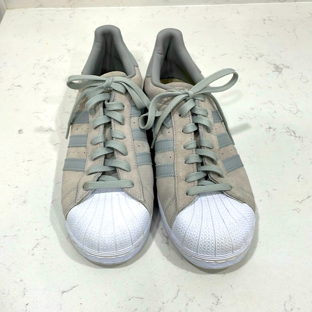 Adidas Suede Shell Toe Superstar - RARE Adidas Originals Grey Men’s 10